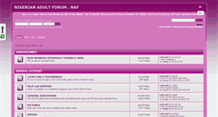 Desktop Screenshot of nigerianadultforum.com